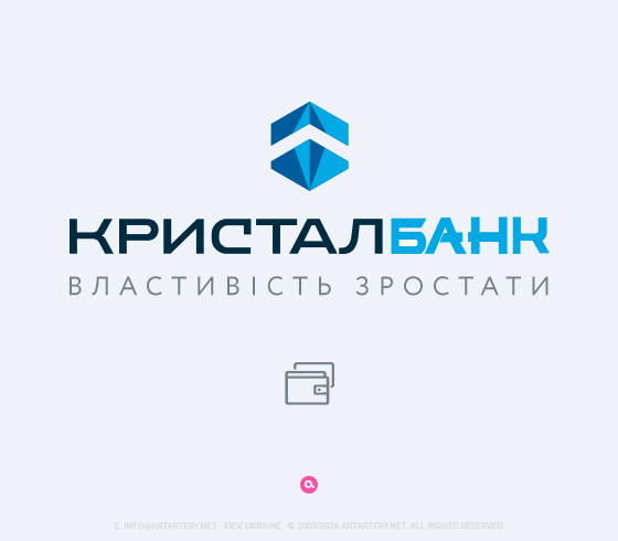 Розробка корпоративного сайту банку, CRM та API інтеграції для Crystalbank